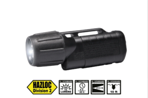 Intrinsically Safe UK 2AA ELED Z2 Nonincendive Flashlights