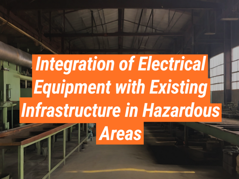 Integration Of Electrical Equipment In Hazardous Infrastructure 