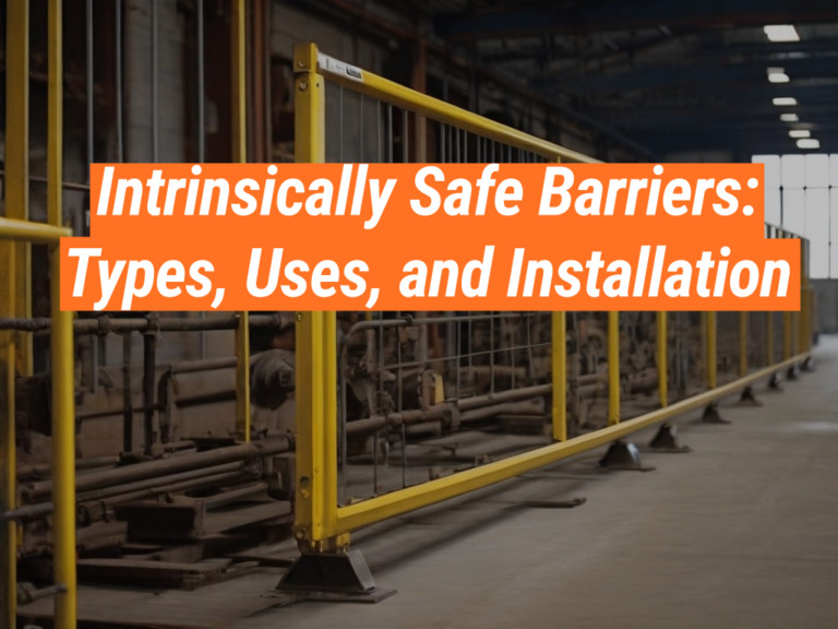 Intrinsically Safe Barriers: Improvement Guide - Intrinsically Safe Store