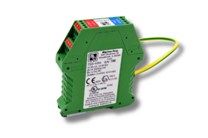 ZSB-409A intrinsically safe 3-channel zener safety barrier for hazardous area installations, DIN-rail mounted, compatible with Migatron ultrasonic sensors