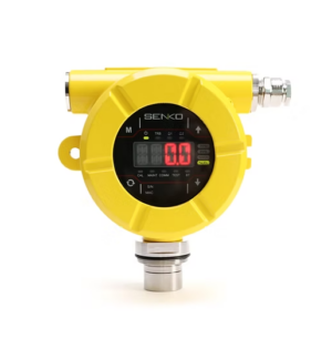 SI-200E Fixed Gas Detector with a rugged explosion-proof design, real-time oxygen monitoring, and RS-485 communication.