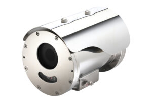 IVC AZO-HD47-2 Explosion-Proof IP Camera with 4K 20x Zoom Lens in Stainless Steel NEMA 4X Enclosure, certified for Class I Division 1 hazardous areas