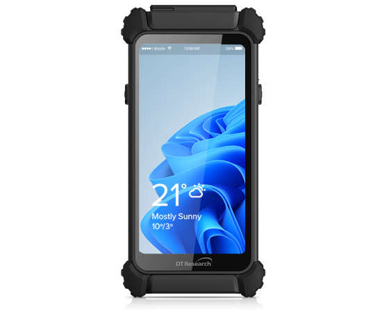 Rugged 6-inch Windows industrial tablet with standard-range 2D barcode scanner