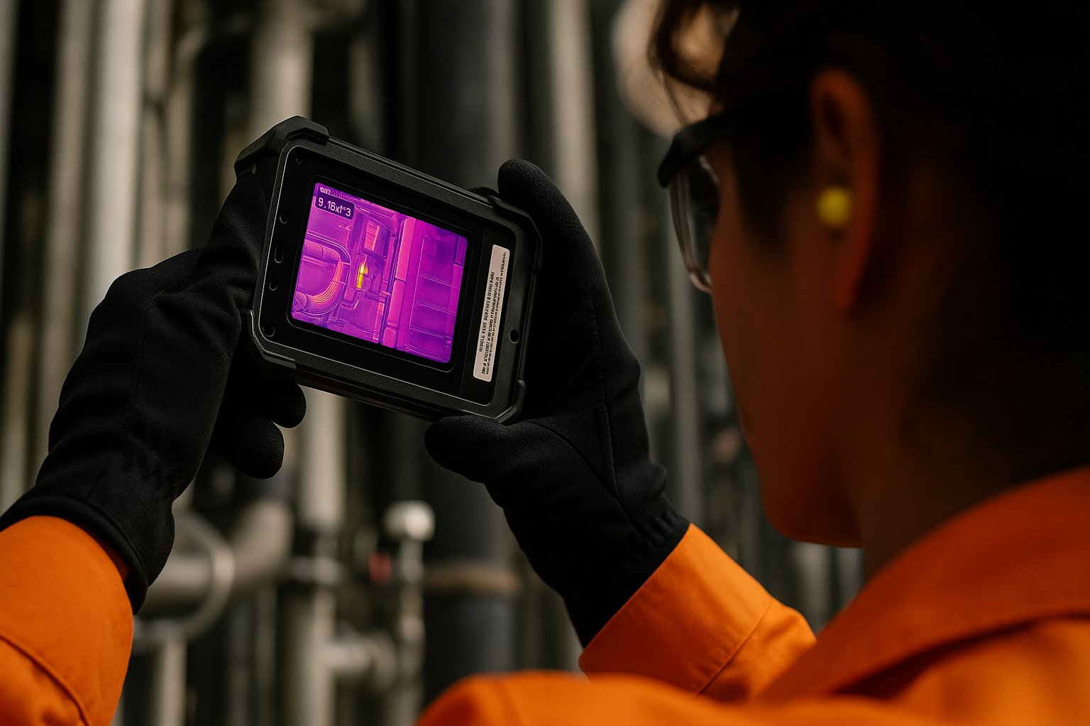 intrinsically safe camera with thermal imaging