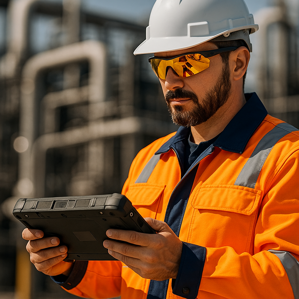 intrinsically safe tablet with barcode scanner