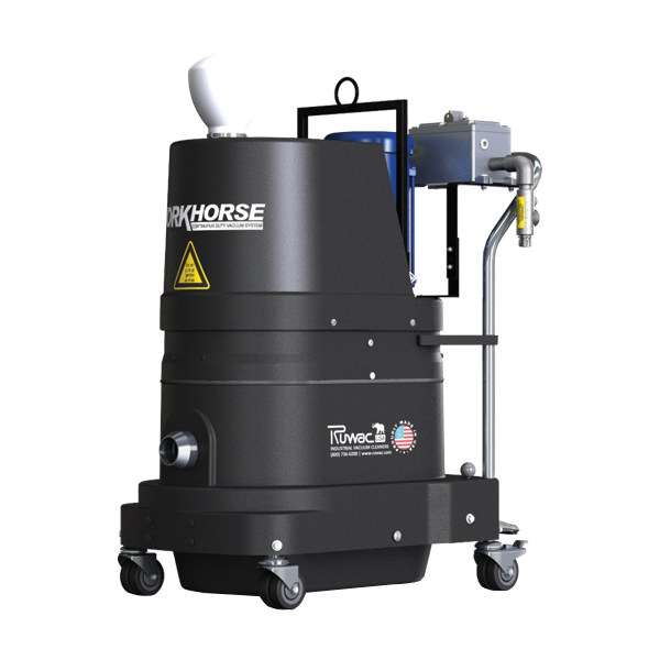 Ruwac P151EX Explosion-Proof HEPA Vacuum with 24-gallon dustpan, 1.5HP motor, 2.75” inlet, and conductive fiberglass housing – Class I Division 1 certified industrial vacuum for hazardous dust collection.