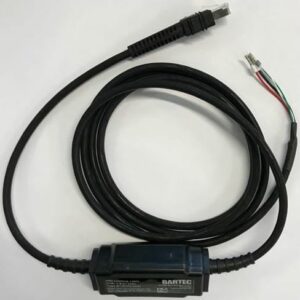 BARTEC HMI limiting cable with open ends and integrated USB safety module, designed for hazardous areas (Zone 2/22, Div 2) — 4.5m rugged industrial cable for secure HMI connection.