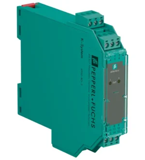 Pepperl+Fuchs KFD0-RO-2 Relay Module – 2-channel intrinsically safe signal conditioner with SIL 3 certification, galvanic isolation, and DIN rail mounting for hazardous-area control applications.