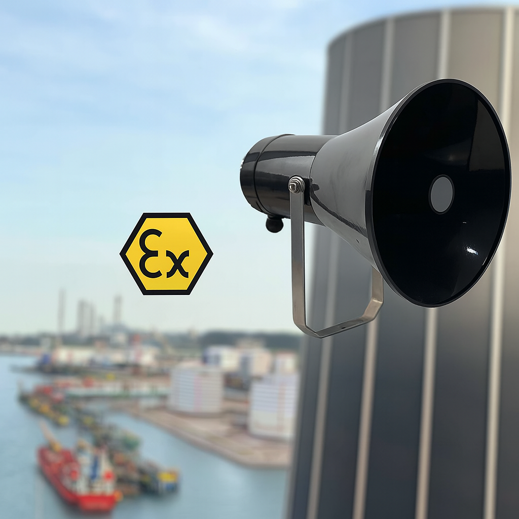 atex certified horn speaker