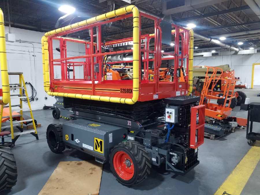 The 3268EX Intrinsically Safe Man Lift is a Class 1, Division 1 rated aerial platform manufactured in Shelby, North Carolina, by Man Lift Manufacturing