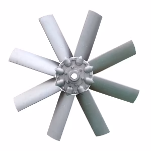 Replacement aluminum fan blade for Curtiss-Wright Coppus Heat Killer industrial ventilators