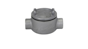 The Eaton Crouse-Hinds GUAC26 is a rugged, Feraloy iron alloy conduit outlet box designed for Class I, Division 1 hazardous locations in oil and gas environments