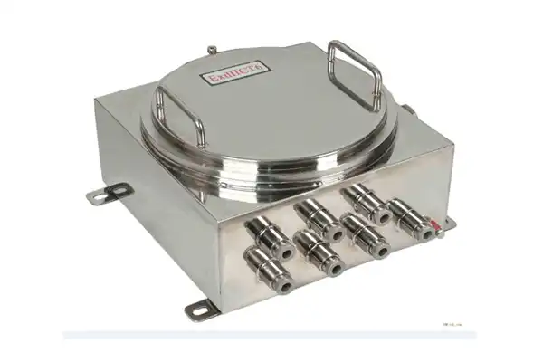 Explosion proof junction box ATEX Zone 1 stainless steel IP66 IP68 for hazardous area cable connections