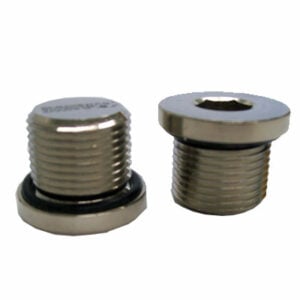 ATEX stopping plug nickel plated brass stainless steel hazardous area cable entry sealing plug IP68
