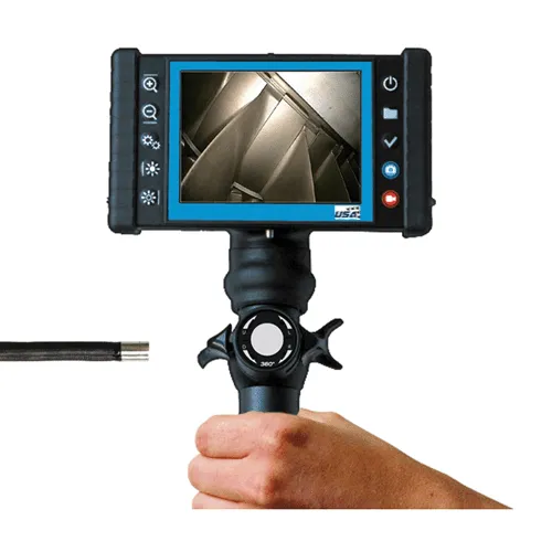 Intrinsically Safe Videoscope Class 1 Division 2 6mm probe 7.5m length 4-way articulation for hazardous area inspection