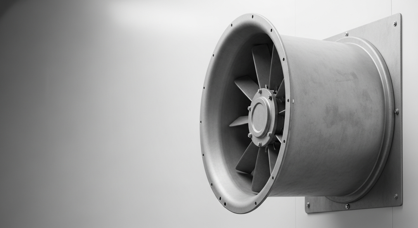 A properly installed explosion-proof exhaust fan, highlighting key steps for safe explosion proof exhaust fan installation.