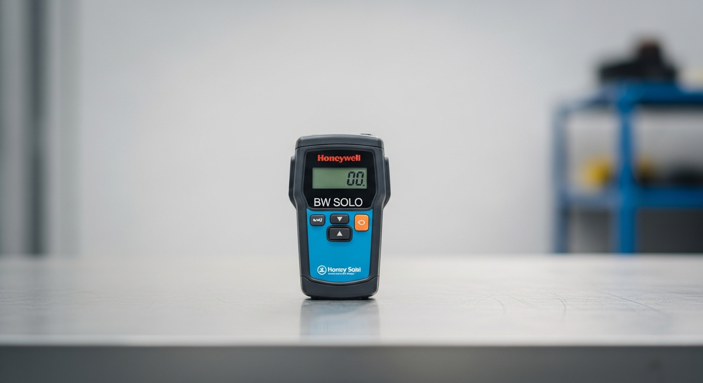 A Honeywell BW Solo device on a workbench, ready for honeywell bw solo calibration.