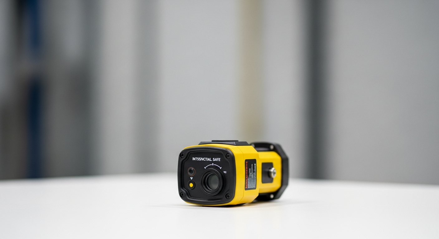 A certified intrinsically safe multi-gas detector, an example of essential intrinsically safe equipment for wastewater plants.