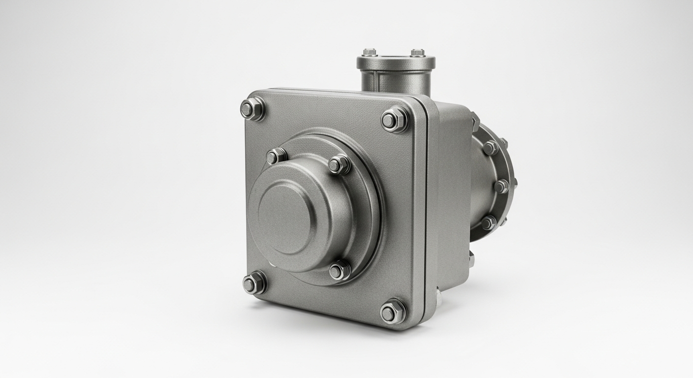 A heavy explosion-proof junction box representing higher installation costs
