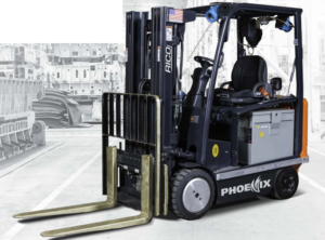 RICO DSD-EX-AC-60 explosion proof forklift with brass spark-proof forks and EX rating certification