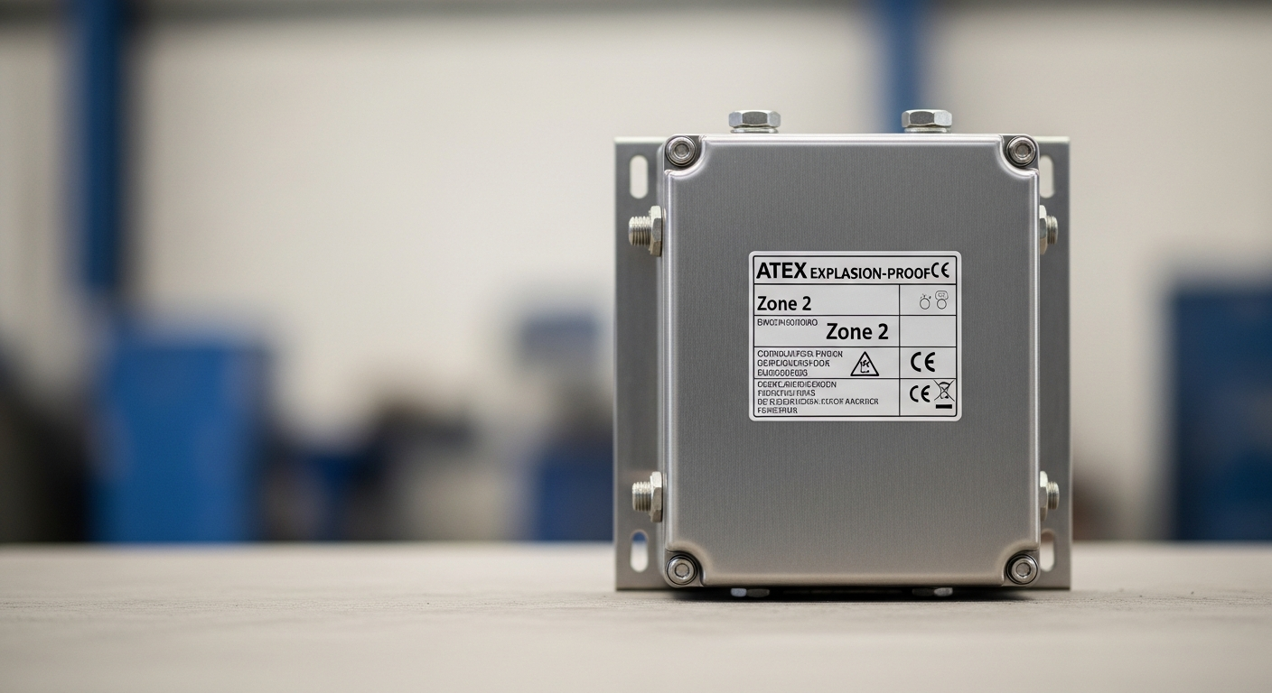 An ATEX Zone 2 junction box, illustrating the equipment requirements for atex zone 1 vs zone 2