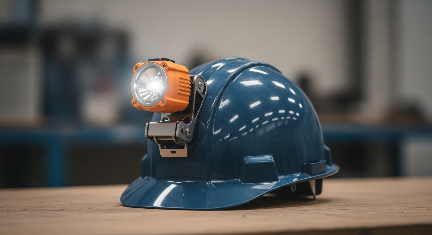 A durable explosion proof headlamp used for mining applications