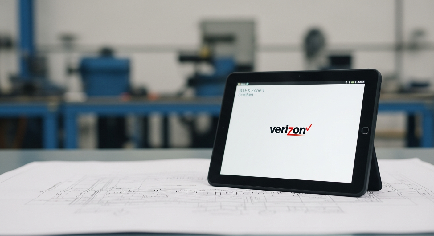 Verifying network compatibility for carrier approved intrinsically safe phones on Verizon networks.