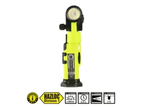 Intrinsically Safe Angle UK-3AA Lighthouse LED Flashlight