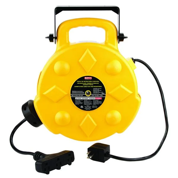 Retractable Cord Reel: Heavy Duty 50Ft Polymer Cord Reel