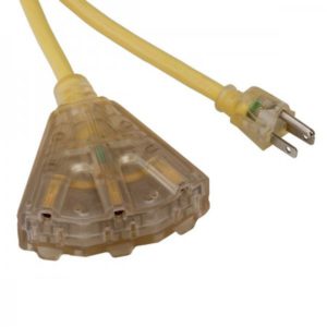 Bayco 6' Extension Cord with Lighted End & 3 Outlets - 13amp SL-735L Main image