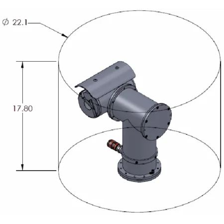 Explosion Proof HD Pan Tilt Zoom Camera IVC APTZ-3045-09 3