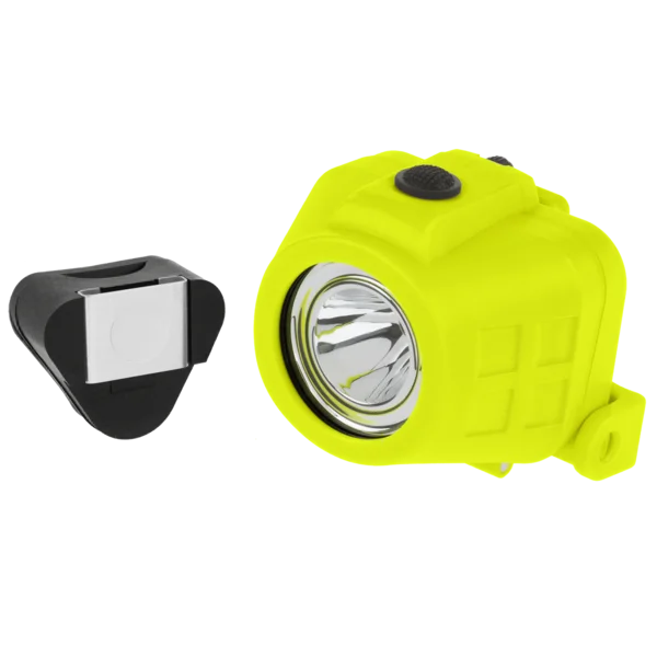 Intrinsically Safe Dual-Function Headlamp with Hard Hat Clip wNS-HMC4