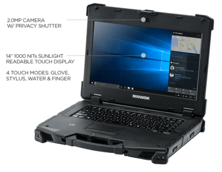 Intrinsically Safe Laptop Durabook Z14 Front 2