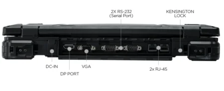 Intrinsically Safe Laptop Durabook Z14 Rear