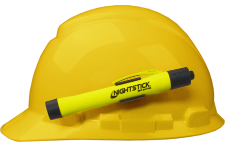 Intrinsically Safe Penlight wMount XPP-5411GX HelmetMount-Yellow