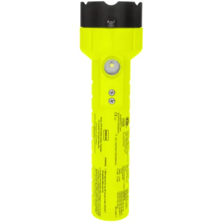 Intrinsically Safe Rechargeable Dual-Light Flashlight wDual Magnets StraightOnBottom