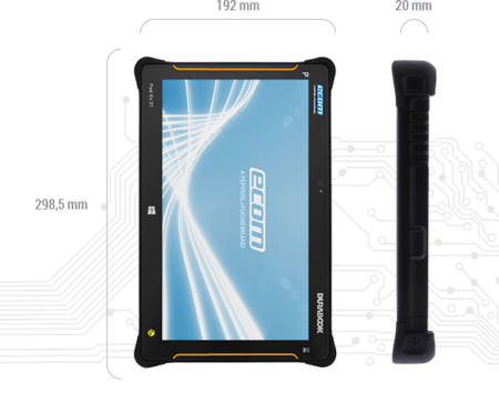 Intrinsically Safe Tablet Ecom Pad-Ex 01 HR DZ2 - Windows Technical Data