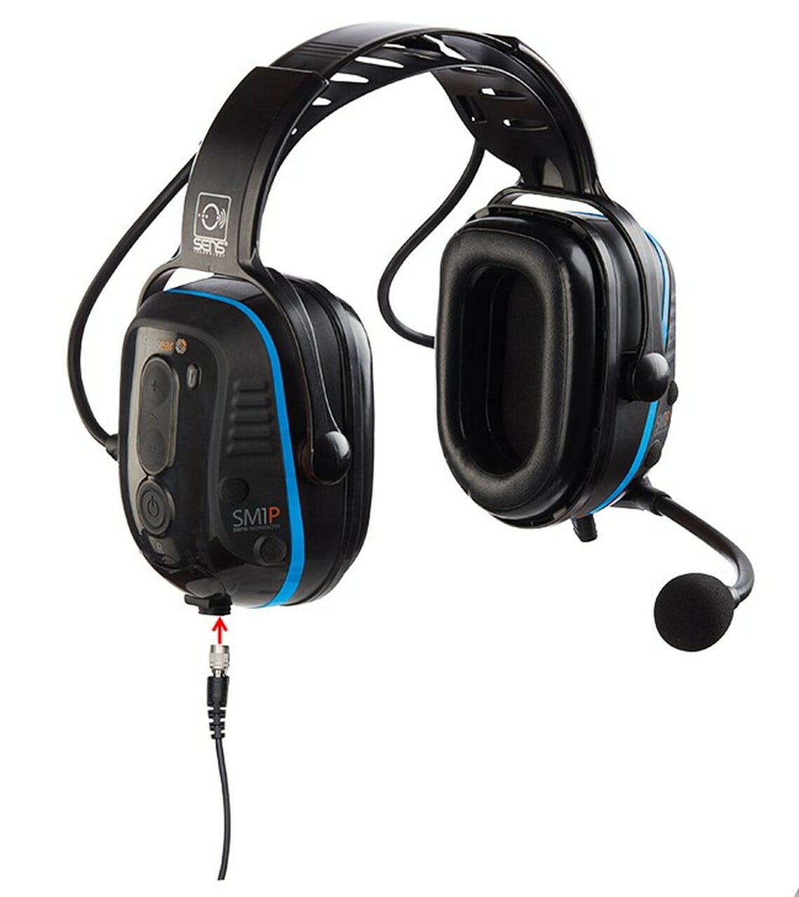 avond kan zijn Gestaag Sensear SM1P02 IS Two Way Radio Headset - Intrinsically Safe Store
