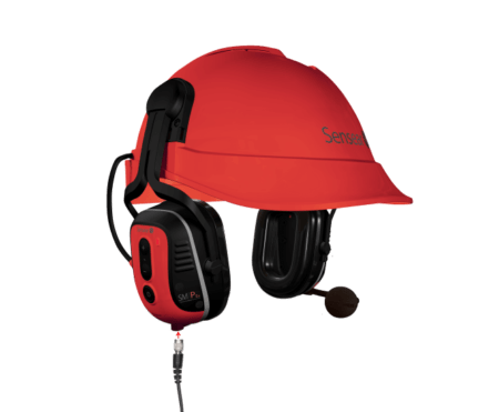 Intrinsically Two-way Radio Sensear SM1P02 Ex series Helmet mount