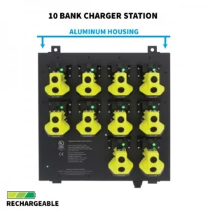 Nightstick Cap Lamp 10 Bank Charging Station Main Image