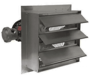 Axial Explosion Proof Fan Canarm AX12-4 with shutters