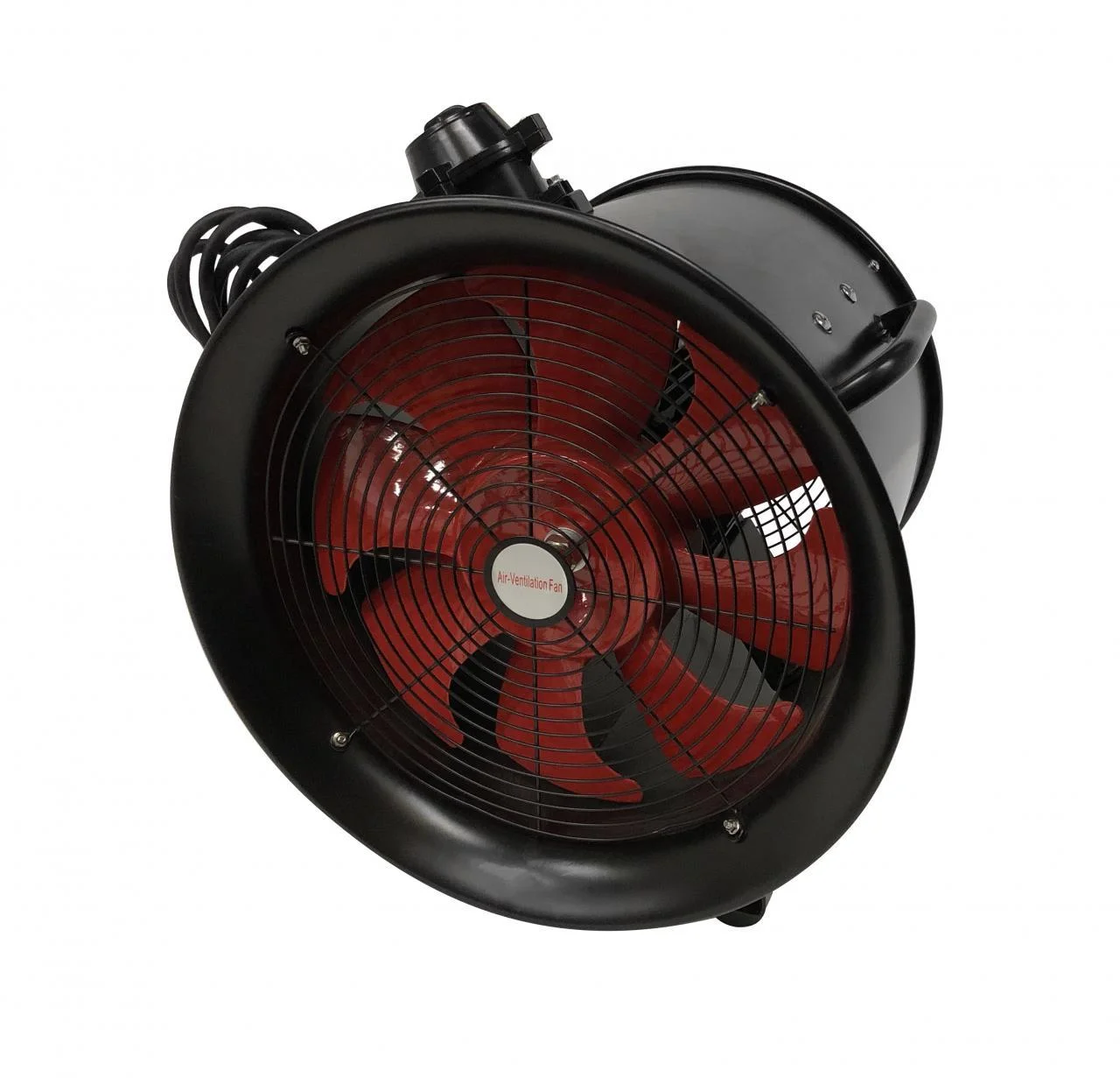 Explosion Proof Fan Atlantic Blowers ABAF-16-110SE side view red image fan