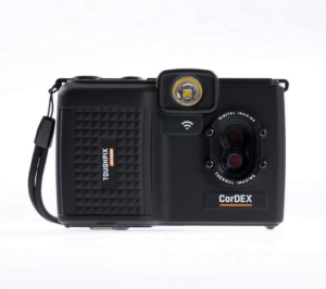 Intrinsically Safe Camera ToughPix DigiTherm TP3rEx CorDEX Front view with lens