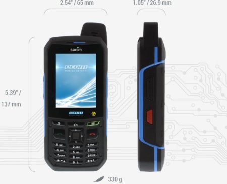 Intrinsically Safe Cell Phone Ex-Handy 09 Ecom Technical Data