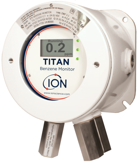 Intrinsically-Safe-Fixed-Benzene-Detector-Ion-Science-Titan-ATEX-certified
