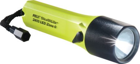 Intrinsically Safe Flashlight Peli 2410Z0 Main Image 2 in Yellow