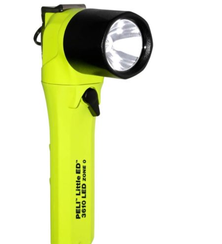Intrinsically Safe Handlamps Peli Little Ed 3610 Z0 Yellow angle