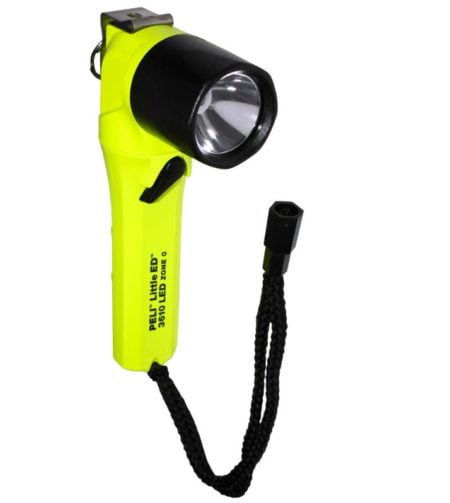 Intrinsically Safe Handlamps Peli Little Ed 3610 Z0 Yellow water resistant