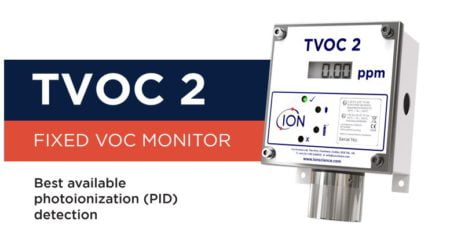 Intrinsically safe TVOC 2 fixed PID Detector