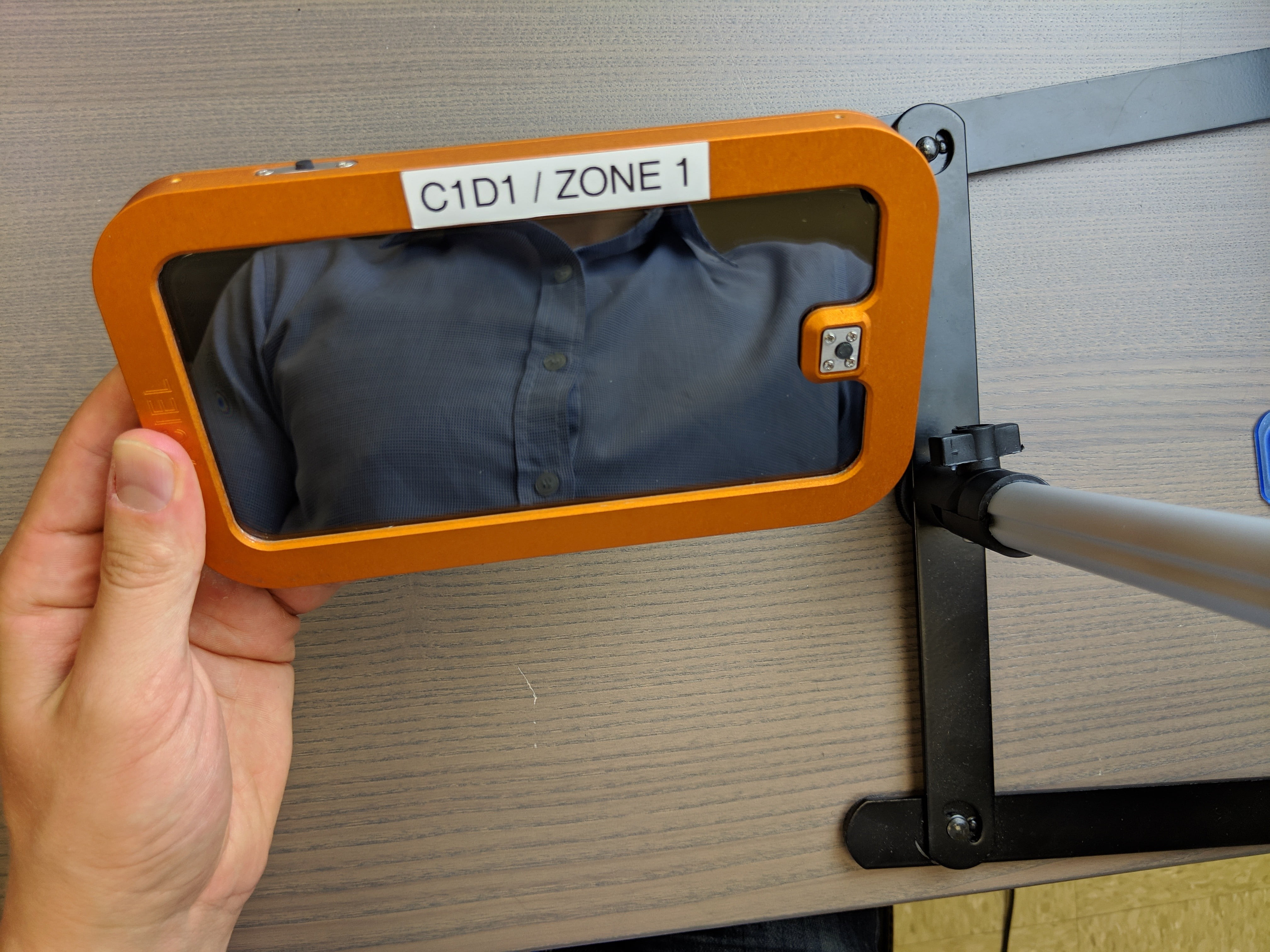 XCZ1 iPhone XR case front view 